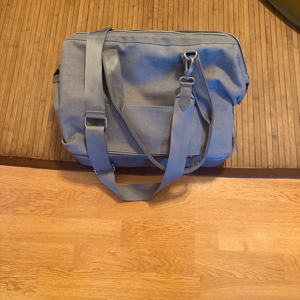 BEIS Gray Weekender Bag